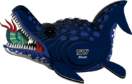 EUGY Mosasaurus 3D puzzle di cartone