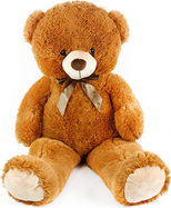 Grande orso di peluche Oskar con etichetta, 90 cm