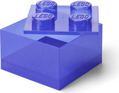 LEGO Aufbewahrungsbox 4 mit Deckel - glitzerndes Lila