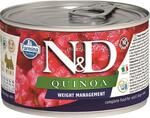 KONZERVA N&amp;D DOG QUINOA GEWICHTSMANAGEMENT 140g