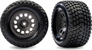 Traxxas Rad 2.1/2.6", Felge Winkelgrau, Reifen Gravix (vorne) (2)
