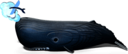 EUGY Sperm Whale 3D kartonasta sestavljanka