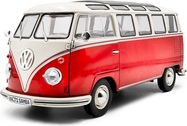 1:18 VOLKSWAGEN T1 SAMBA ROT / WEISS 1962 - SOLIDO