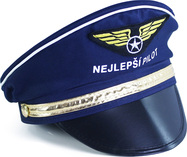 Dětská čepice s nápisem nejlepší pilot