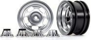 Traxxas disk 2.2" polomatne chrómovaný s pokrievkami (2) (pre #8255A)