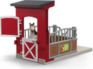 Schleich Box pre poníky s kobylou mustanga