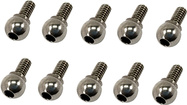 Guľový čap 4mm so závitom M2x3mm (10)