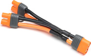 Spektrum paralelný Y-kábel IC3 prístroj / 2xIC3 batéria 7.5cm 12AWG