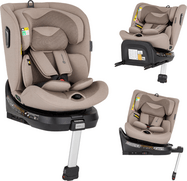 PETITE&amp;MARS Столче за кола Twistguard Pro i-Size Tan Brown Air 40-150 cm(0-36 kg)