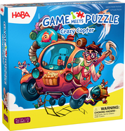 Haba Joc și Puzzle 2în1 Elicopter nebun de la 5 ani