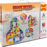 Magnetická stavebnica Magnetic Sheet 46 dielikov