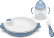 Set termotanierik so silikónovou lyžičkou a hrnčekom, Powder Blue