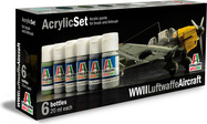 Set akrilnih boja 436AP - WWII LUFTWAFFE ZRAKOPLOVI 6 kom.