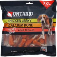 Pochúťka Ontario kuracím obalená vápniková kosť 500g