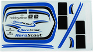Hobbyzone nálepky modré: Aeroscout 1.1m
