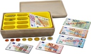 Wissner Kasse mit Euro-Banknoten und -Münzen