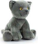 CATS Russische Blaue Katze realistische Plüschspielzeug 28cm