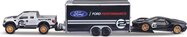 Maisto - Design Team Haulers, 2009 Ford F-150 SVT Raptor + 2017 Ford GT Heritage, 1:64