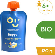 Beggs BIO Smoothie s ovocím, jogurtom a ovsenými vločkami (120 g)