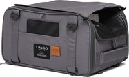 FIKAGO Tragbarer Reiseträger für Hunde und Katzen Truffle Grey