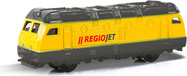 Fém RegioJet mozdony, 9 cm