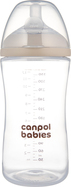 CANPOL BABIES Антиколикова бутилка Natural shape 330ml