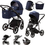 ADAMEX Kombikinderwagen Mobi New Lux Blue