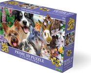 PRIME 3D PUZZLE - Selfie amigos del patio 100 piezas