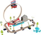 Treno con binari 60 pezzi a batteria 30x21x6cm