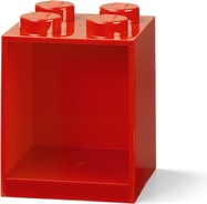 LEGO® Brick 4 závesná polica červená