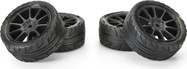Pro-Line koleso 1:14 s pneu Vector, disk čierny Velocity H12mm (4): Typhon Grom