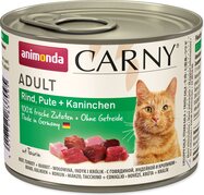 Conserve Animonda Carny Adult bœuf, dinde et lapin 200g