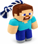 MINECRAFT Hundespielzeug mit Seil Steve