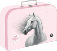 Maletín laminado 34 cm caballo romántico