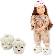 Götz bábika Little Kidz PJ Party s papučkami 36cm
