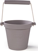 Bigjigs Toys Plážové vedierko tmavo šedé
