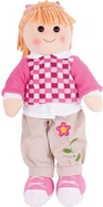Bigjigs Toys Látková bábika Melanie 38 cm