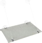 Window platform, velour, 50 × 30 cm, grey