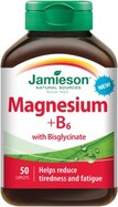 Jamieson Magnesio + vitamina B6 con bisglicinato 50 tabletas