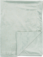 BIMBI DREAMS Одеяло златни точки велур мента 80x110 см
