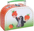 Koffer mit Maulwurf und Erdbeeren 16cm