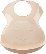 Thermobaby Plastový podbradník, Sandy Brown