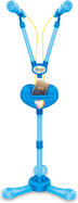 PLEJO Supporto con 2 microfoni - blu