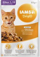 Kapsička IAMS KITTEN - kura v omáčke 85g
