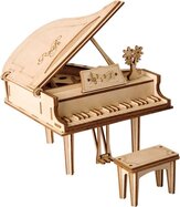 RoboTime drevené 3D puzzle Veľké piano