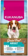 Krmivo EUKANUBA Grain Free Adult Small &amp; Medium rich in ocean fish 12 kg