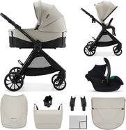 KINDERKRAFT Kombikinderwagen Vesto 2 3in1 Beige