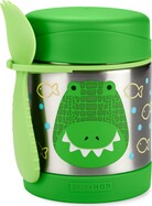 SKIP HOP Zoo Termoska na jedlo s lyžičko/vidličkou Krokodíl 325 ml, 3r+