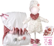 Llorens M740-26 oblečenie pre bábiku bábätko NEW BORN veľkosti 40-42 cm a podložka