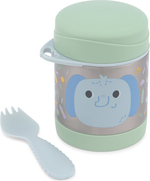 SKIP HOP Thermos per alimenti con cucchiaio/forchetta Besties Squad Elefante 3a+